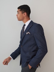Blue Nova Fides Italian Wool Blend Blazer - Image 5 of 13