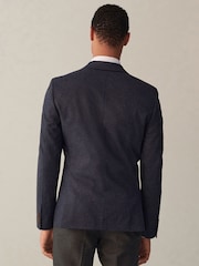 Blue Nova Fides Italian Wool Blend Blazer - Image 6 of 13