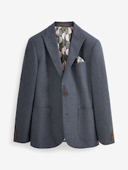 Blue Nova Fides Italian Wool Blend Blazer - Image 9 of 13