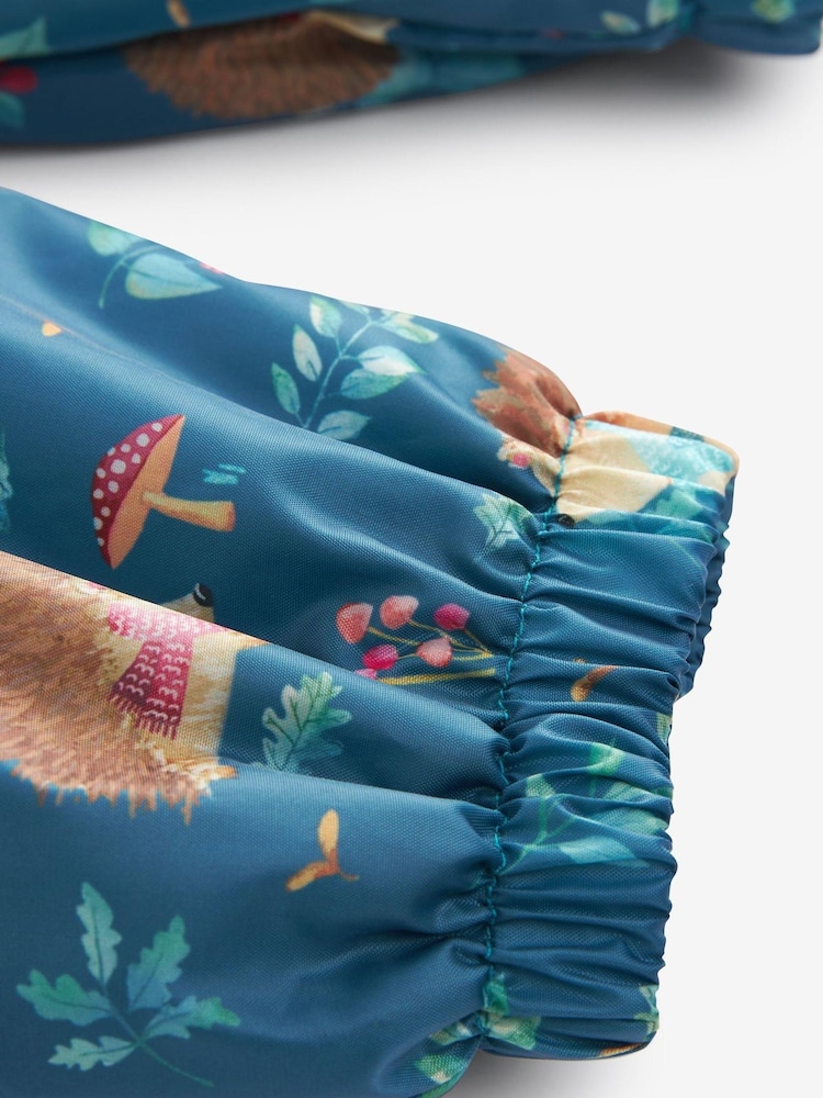FatFace Navy Baby Puddlesuit - Image 3 of 3