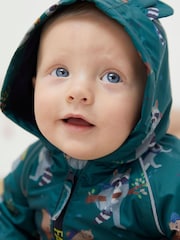 FatFace Green Baby Puddlesuit - Image 10 of 11
