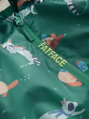 FatFace Green Baby Puddlesuit - Image 3 of 11