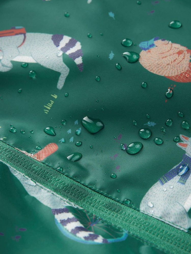 FatFace Green Baby Puddlesuit - Image 8 of 11