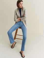 Mid Blue Low Rise Bootcut Jeans - Image 2 of 6