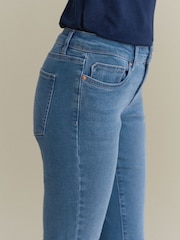 Mid Blue Low Rise Bootcut Jeans - Image 5 of 6
