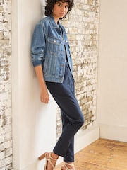 Mid Blue Denim Soft Denim TENCEL™ Jacket - Image 2 of 6