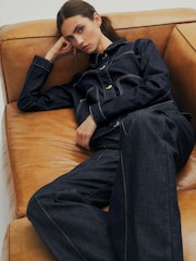 Rinse Blue Premium Denim Jacket - Image 4 of 11