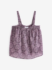 Purple Tile Sleeveless Cami Top - Image 5 of 6