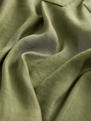 Khaki Green Utility Detail Sleeveless Top - Image 6 of 6