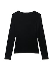 Another Sunday Green Knot Front Seam Detail Jumper - Image 5 of 6