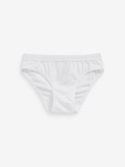 White/Black 5 Pack Bikini Briefs (5-16yrs) - Image 5 of 7