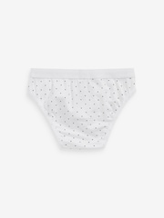 White/Black 5 Pack Bikini Briefs (5-16yrs) - Image 7 of 7