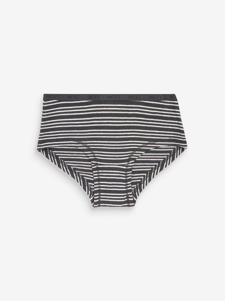 Grey Hearts Hipster Briefs 5 Pack (2-16yrs) - Image 2 of 8