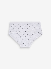 Grey Hearts Hipster Briefs 5 Pack (2-16yrs) - Image 3 of 8