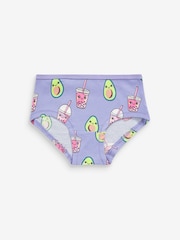 Pink/Grey Avocado Hipster Briefs 5 Pack (2-16yrs) - Image 2 of 8