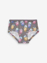 Pink/Grey Avocado Hipster Briefs 5 Pack (2-16yrs) - Image 4 of 8