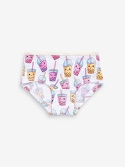 Pink/Grey Avocado Hipster Briefs 5 Pack (2-16yrs) - Image 7 of 8