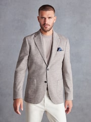 Neutral Signature Motionflex Italian Wool Blend Blazer - Image 1 of 12