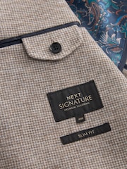 Neutral Signature Motionflex Italian Wool Blend Blazer - Image 11 of 12