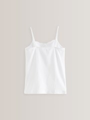 White Strappy Cami Vests 7 Pack (1.5-16yrs) - Image 2 of 2