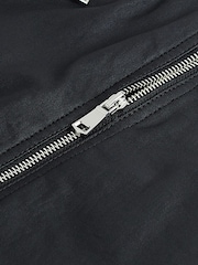 Black Coated Denim Zip Mini Skirt - Image 5 of 5