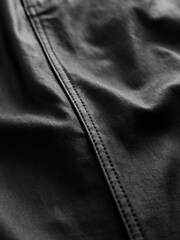 Black Coated Denim Maxi Skirt - Image 6 of 6