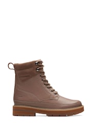 Clarks Nude f fit Pebble Prague Style Kids Boots - Image 1 of 7