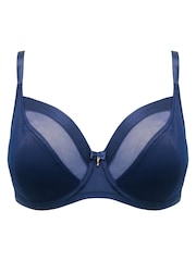 Blauw - Pour Moi Viva Luxe beugelbeha zonder vulling - Image 3 of 4