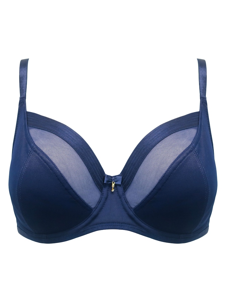 Blauw - Pour Moi Viva Luxe beugelbeha zonder vulling - Image 3 of 4