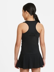 Nike Black Court Dri-FIT Victory Tennis Tank - Image 2 of 8