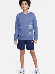 Nike Blue Club Jersey Shorts - Image 5 of 5
