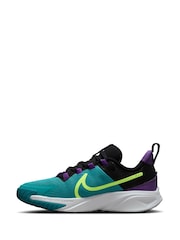 Зеленый - Nike Junior Star ковровая дорожка 4 Трейнеры - Image 5 of 12