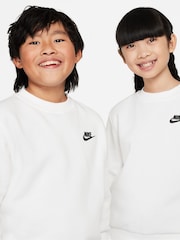 Nike White Club Fleece Sweatshirt - Image 7 of 7