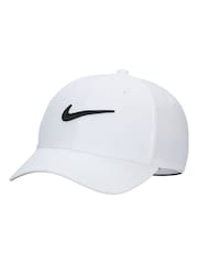Белый - Кепка с логотипом-галочкой Nike Dri-fit Club - Изображение 1 из 1