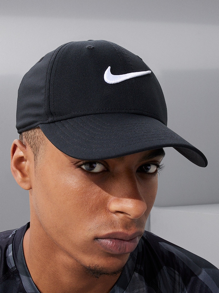 Nike Black Dri-Fit Club Structured Swoosh Cap - Image 1 of 5