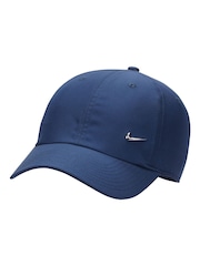 Nike Blue Dri-FIT Club Unstructured Metal Swoosh Cap - Image 1 of 2