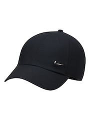 Nike Black Dri-FIT Club Unstructured Metal Swoosh Cap - Image 1 of 3
