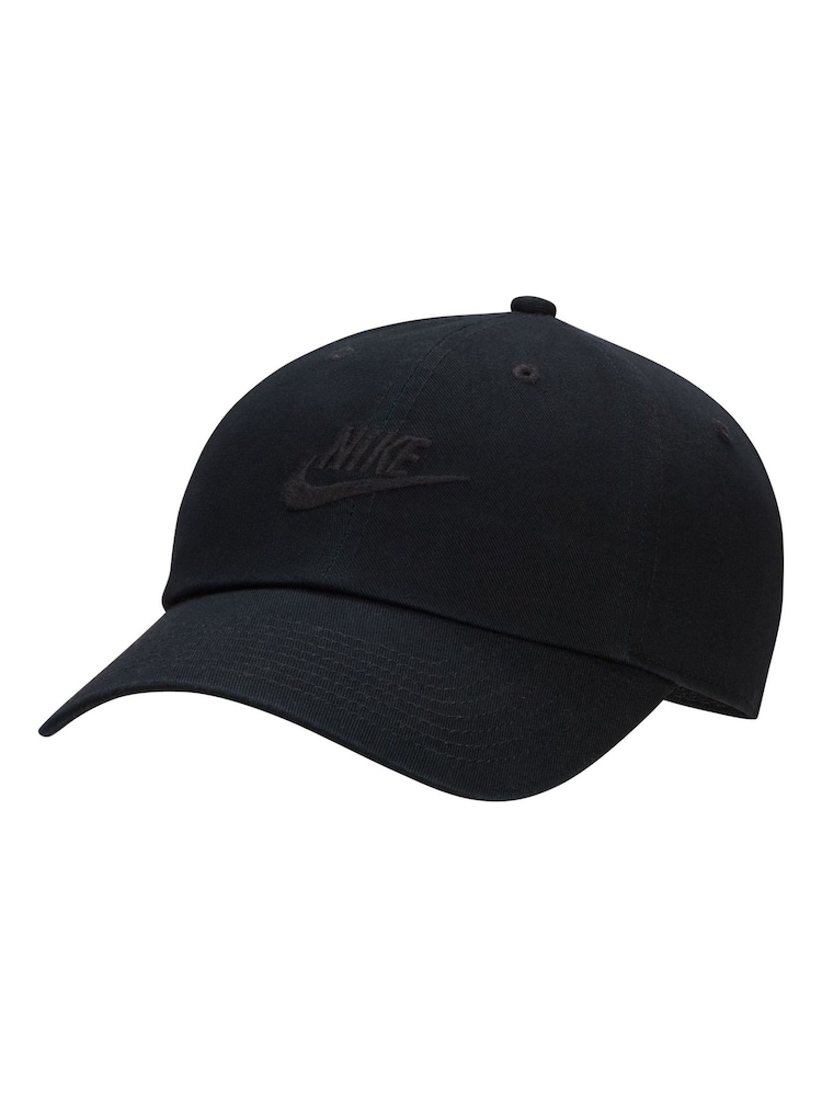 Nike Black Club Unstructured Futura Wash 100% Cotton Cap - Image 1 of 5
