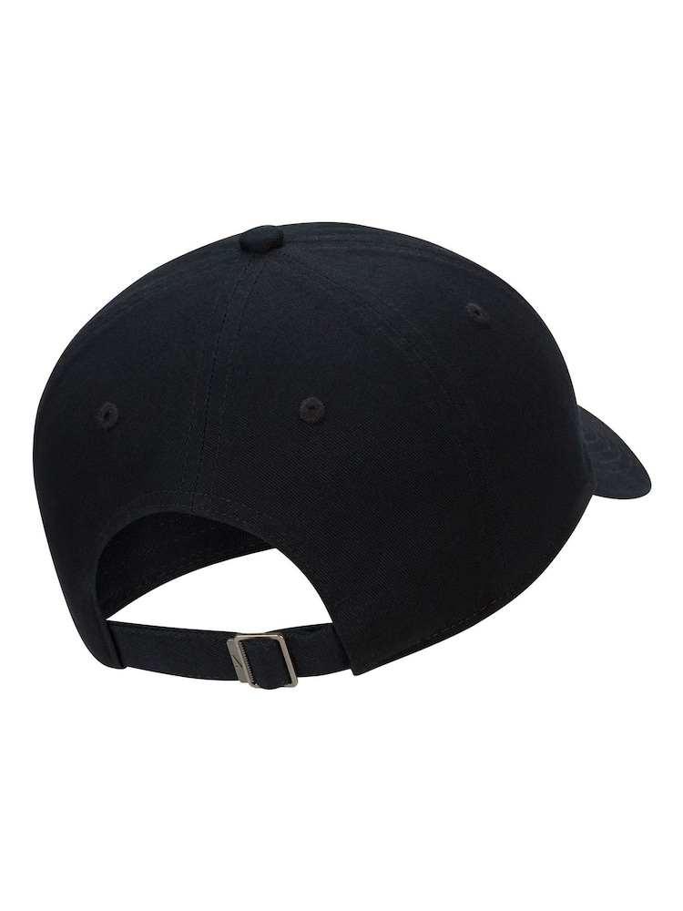 Nike Black Club Unstructured Futura Wash 100% Cotton Cap - Image 5 of 5
