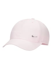 Nike Pink Dri-FIT Kids Club Unstructured Metal Swoosh Cap - Image 1 of 2
