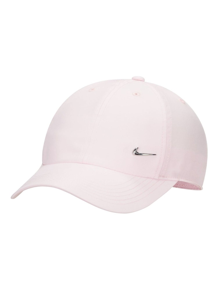 Nike Pink Dri-FIT Kids Club Unstructured Metal Swoosh Cap - Image 1 of 2