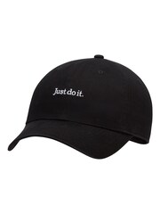 Nike Black Sportwear Heritage Adjustable Cap - Image 1 of 3