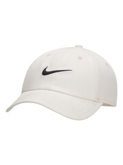 Nike White Club Unstructured Swoosh Cap - Image 1 of 2