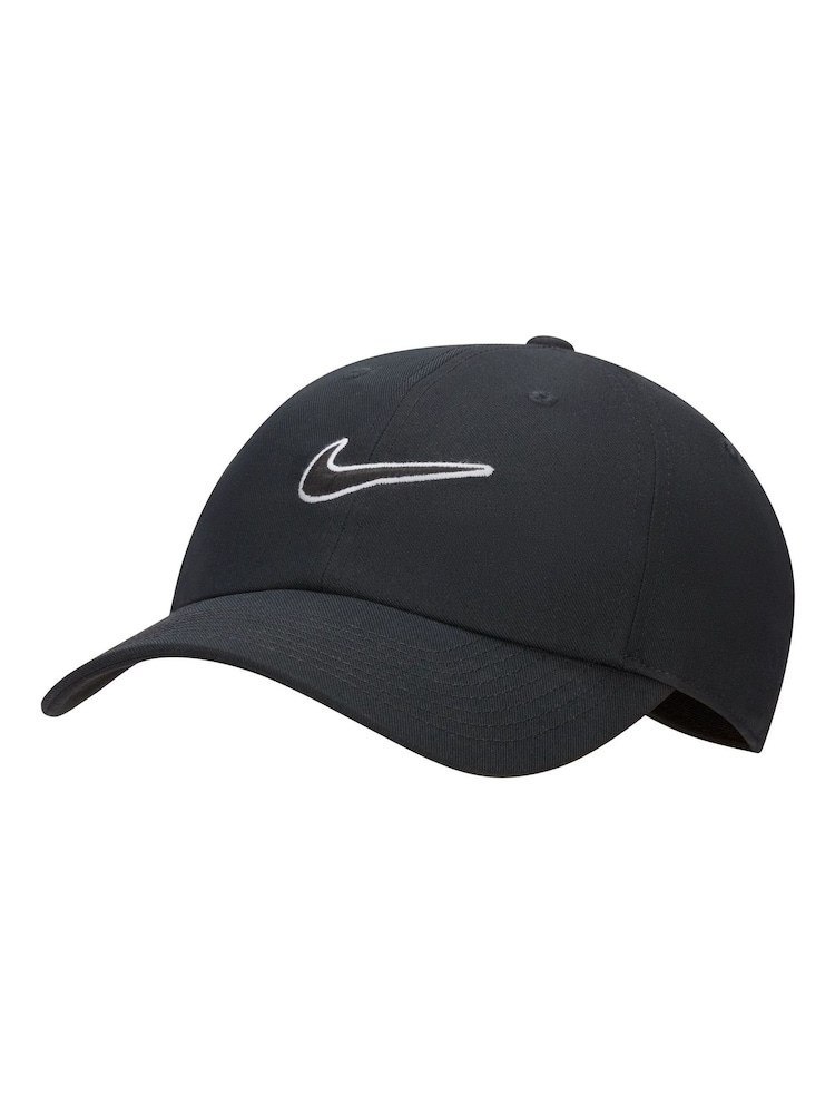 Schwarz - Nike Club Swoosh Unstrukturierte Cap - Bild 1 von 2