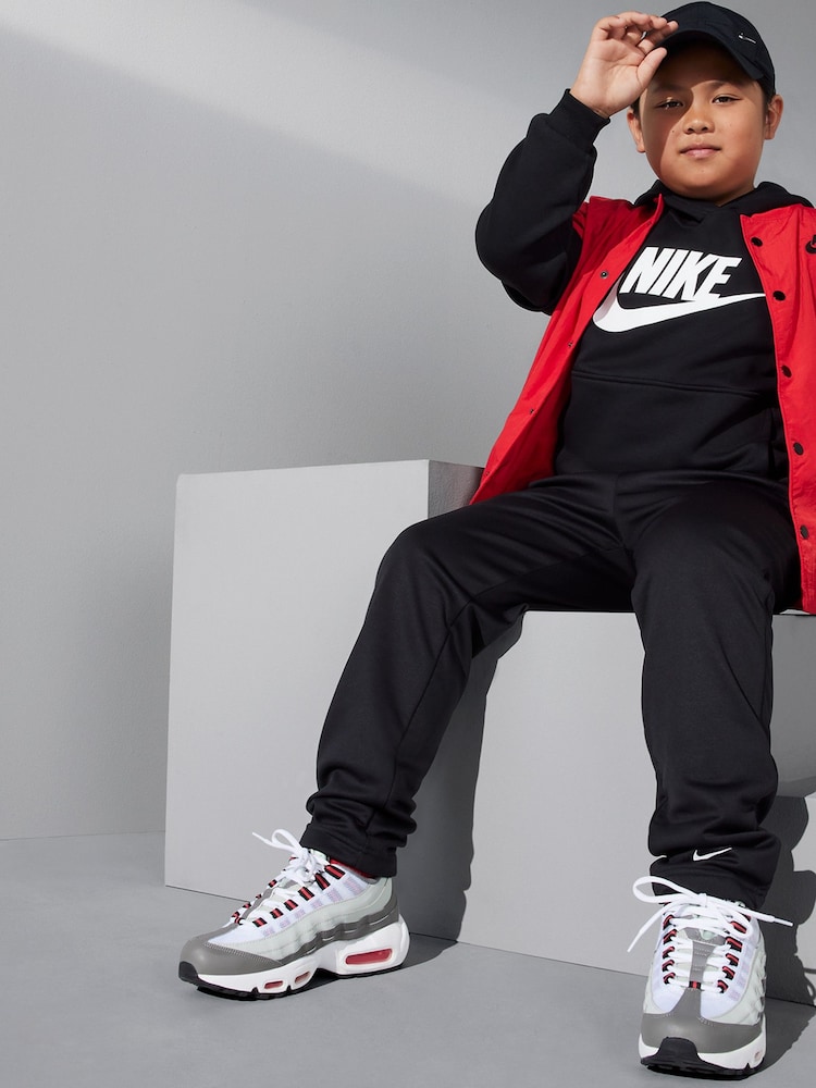 Nike Black Dri-FIT Kids Club Unstructured Metal Swoosh Cap - Image 4 of 5