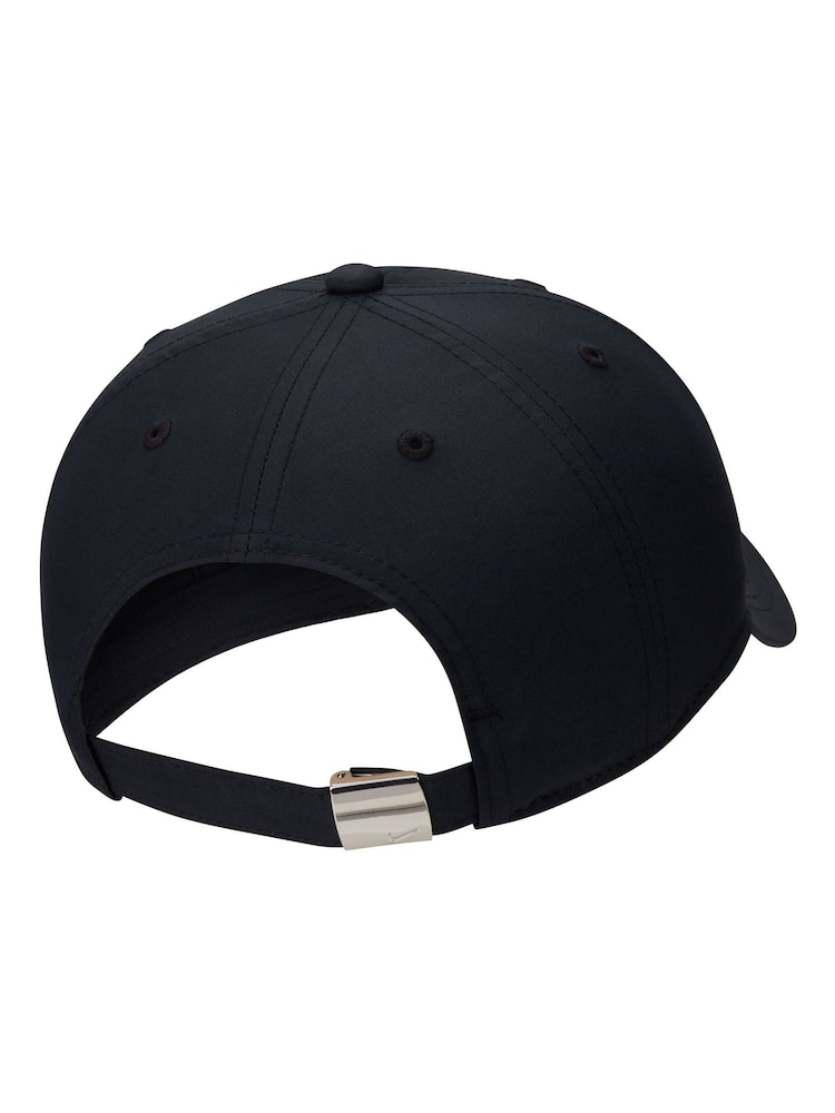 Negro - Gorra desestructurada para niños con logotipo metálico con tecnología Dri-FIT de Nike - Imagen 5 de 5