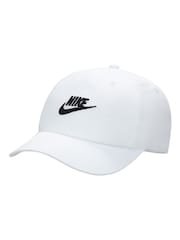 Nike White Kids Club Unstructured Futura Wash 100% Cotton Cap - Image 1 of 2
