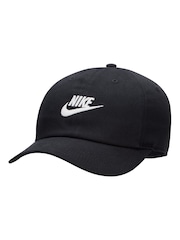 Nike Black Kids Club Unstructured Futura Wash 100% Cotton Cap - Image 1 of 5