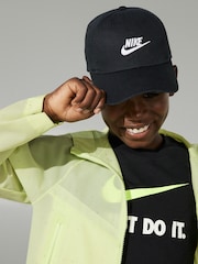 Nike Black Kids Club Unstructured Futura Wash 100% Cotton Cap - Image 3 of 5