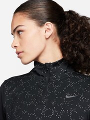 Nike Black Swift Element 1/2-Zip Running Top - Image 3 of 6